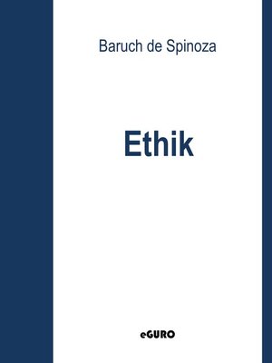 cover image of Ethik